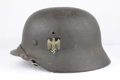 SOLD - WW2 Heer Army M35/40 Helmet - Single Decal