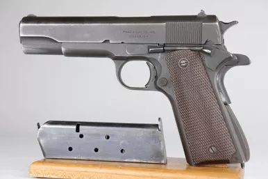 SOLD - WW2 Ithaca 1911A1 Pistol