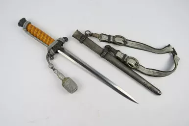 SOLD - WW2 Nazi Army Dagger with Portepee & Hanger