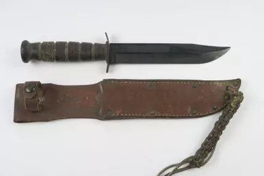 SOLD - WW2 USMC Camillus Fighting Knife
