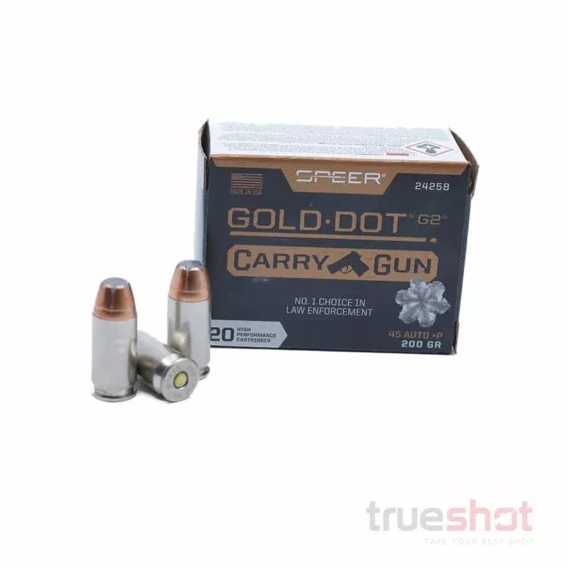 Speer – Gold Dot – 45 ACP +P – 200 Grain – GDHP