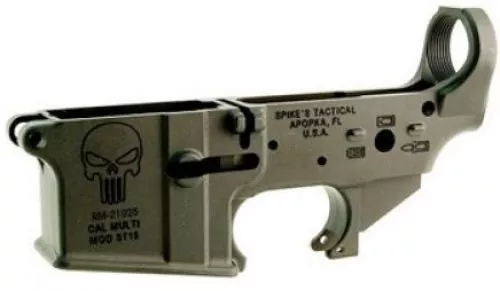 Spikes Tactical STLS015 AR-15 Punisher Stripped Lower Receiverr