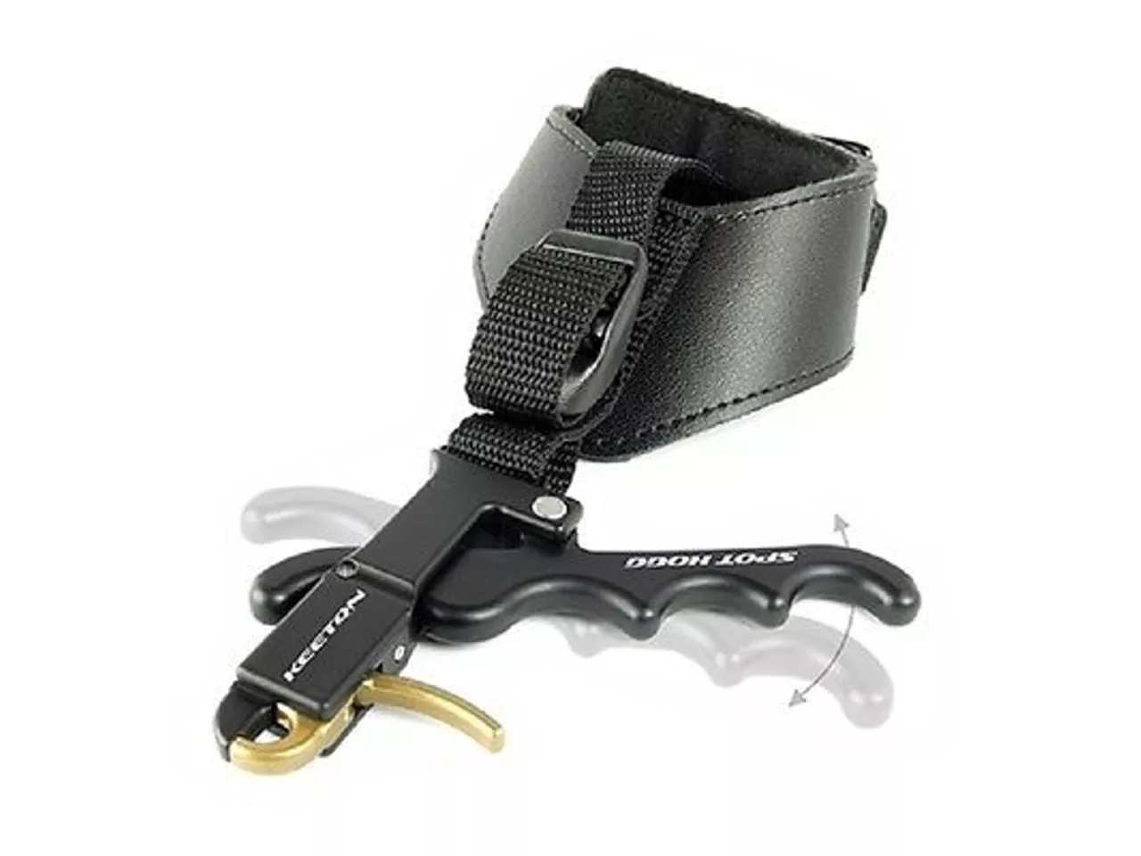 Spot Hogg Keeton Hybrid Release Black Buckle Strap