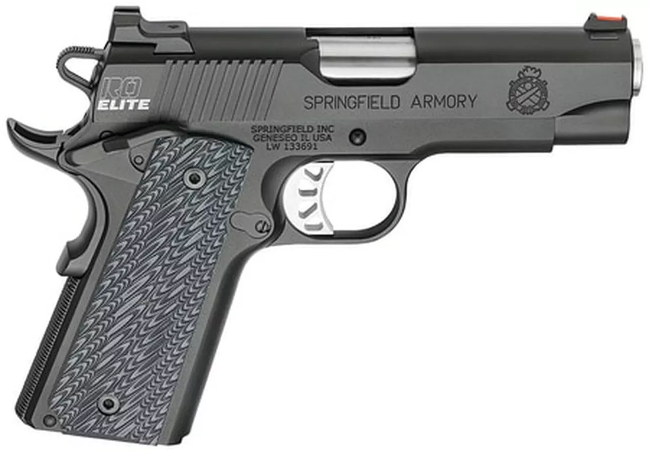Springfield 1911 Range Officer Elite Champion 9mm 4″ Barrel Fiber Optic Front Ambi Safety 9rd Mag