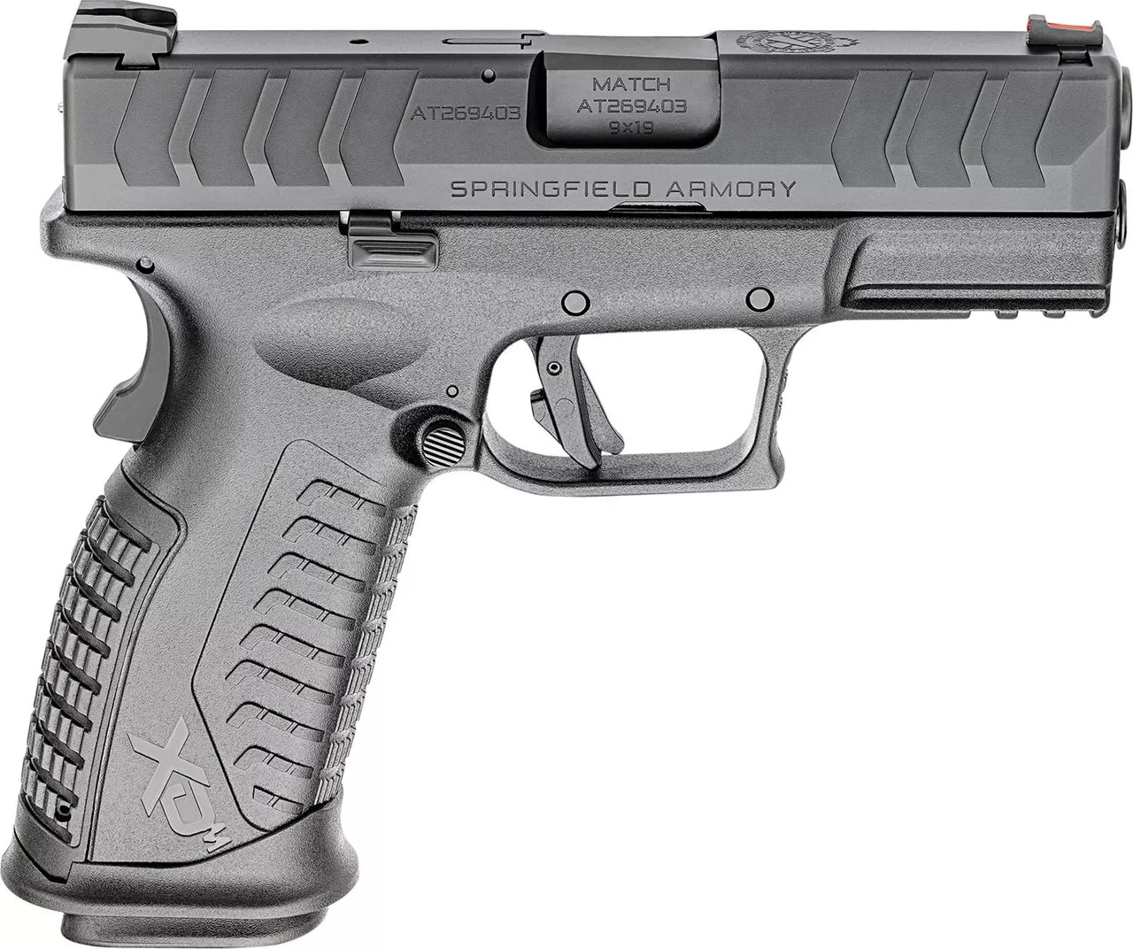 Springfield XDM Elite Compact 9mm, 3.8″ Barrel, FO Front Sight, Black, 2x 20rd