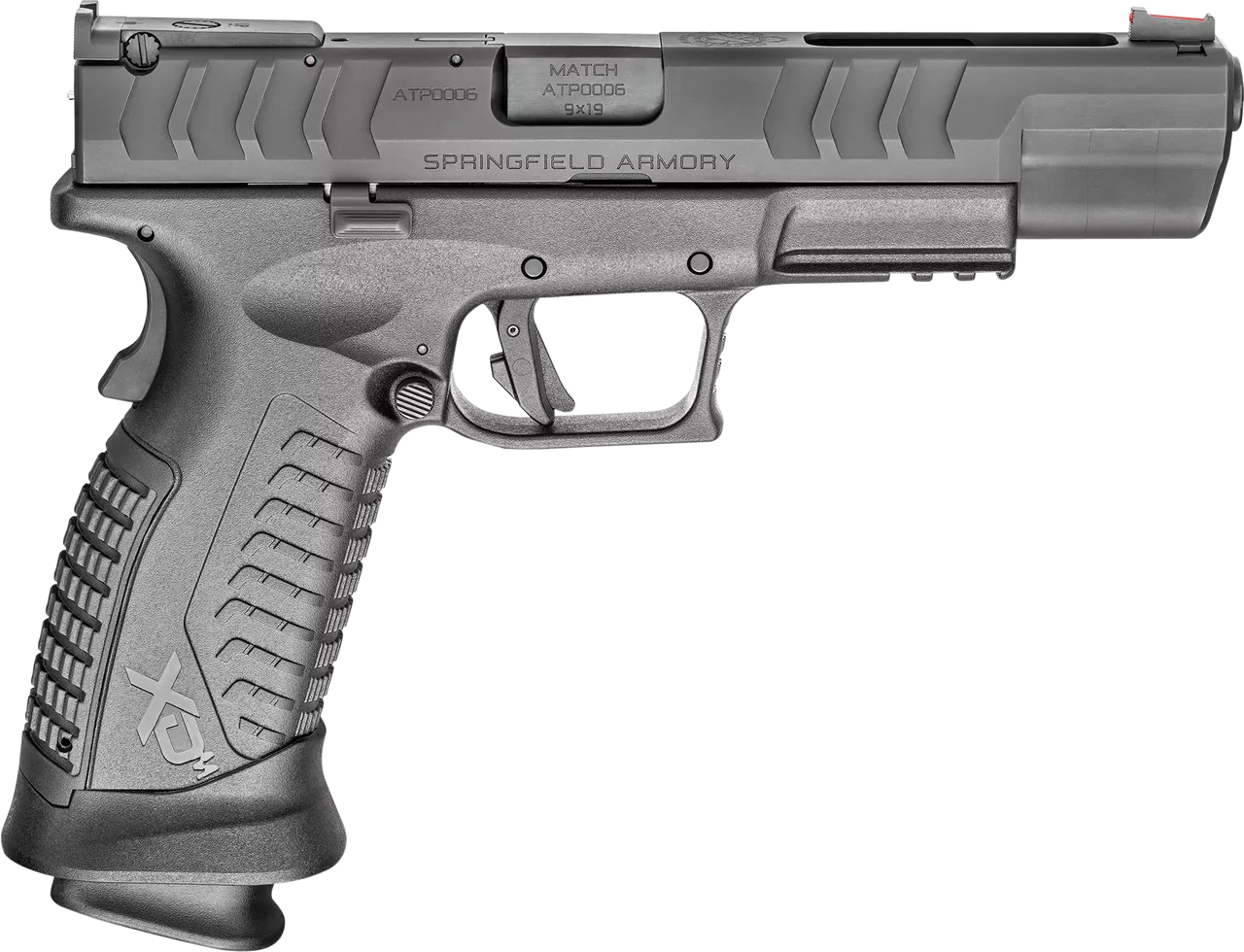Springfield XDM Elite Precision 9mm, 5.25″ Barrel, FO Front/Adj Target Rear, Black, 3x 22rd