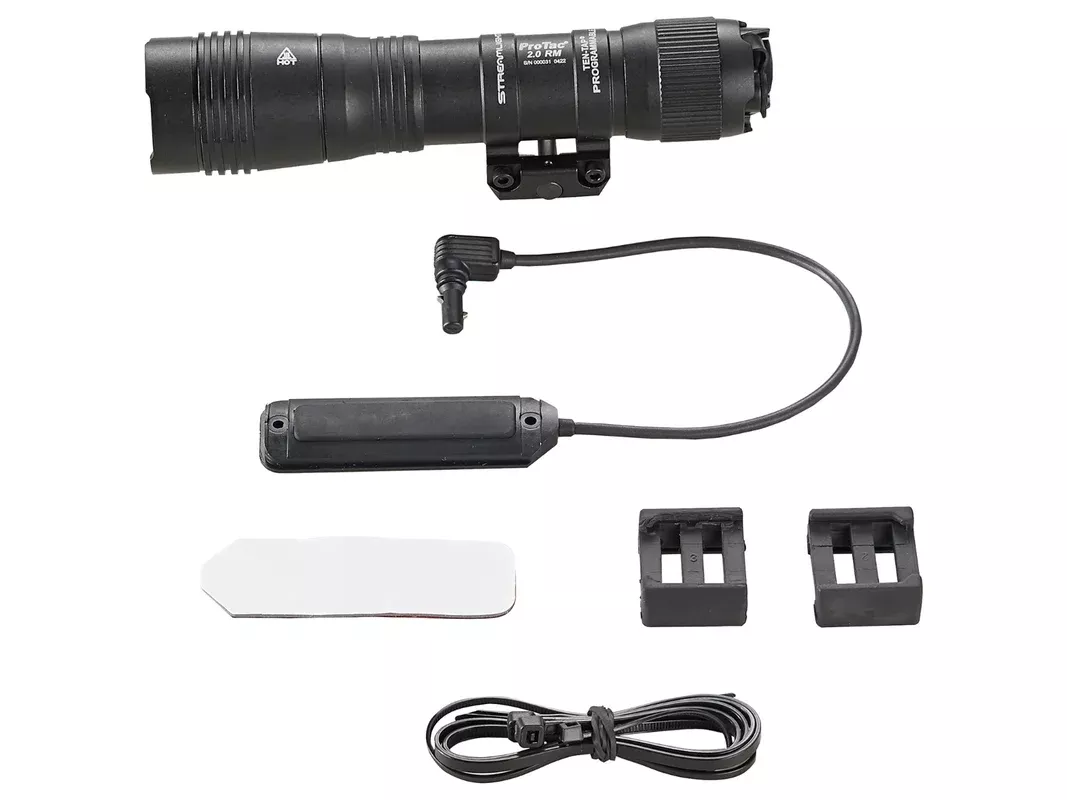 Streamlight ProTac 2.0 Rifle Black 250/2000lm White LED Picatinny Rail 266m, Black Anodized