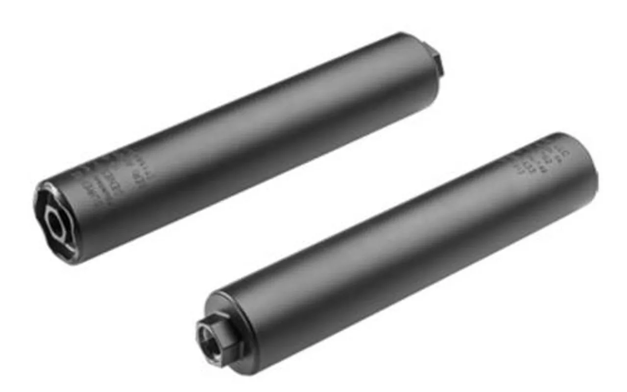SureFire 2nd Genesis Thread On Suppressor 7.62mm 9/16-24 Threads SS & High Temperature Alloy Construction For Use With 5.56-300 Wm Ammunition Black.
