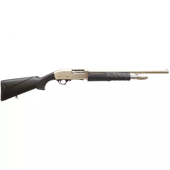 T R Imports Silver Eagle XP 20″ 12 Gauge Shotgun 3″ Pump Action, Blk – XP1220M