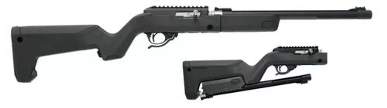 Tactical Solutions X-Ring Takedown, 22LR, 16″ Barrel, 10rd Mag, Black MagPul Backpacker Stock