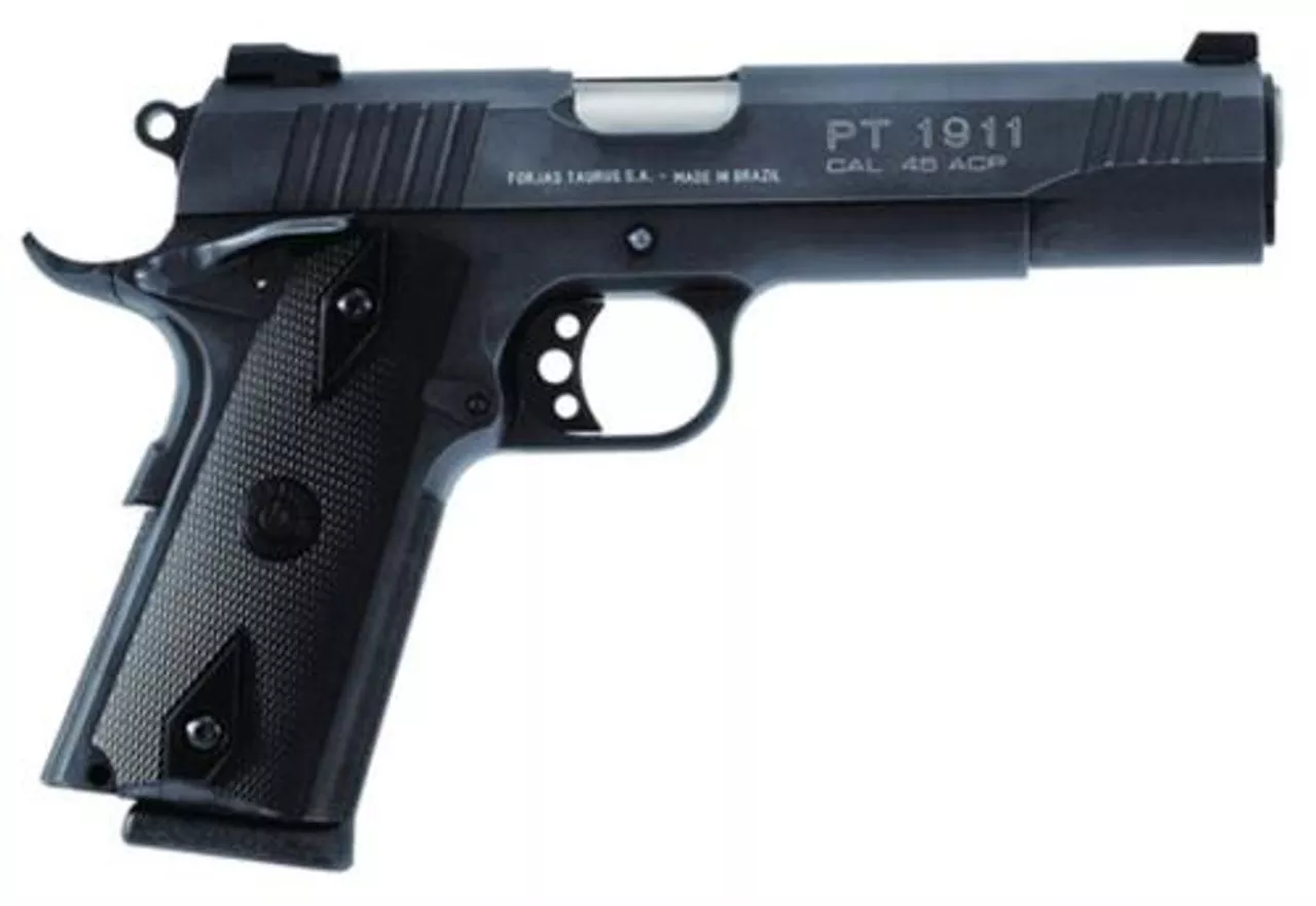 Taurus 1911 Government, 9mm, Blue, Novak Sights, 9 Rnd Mag