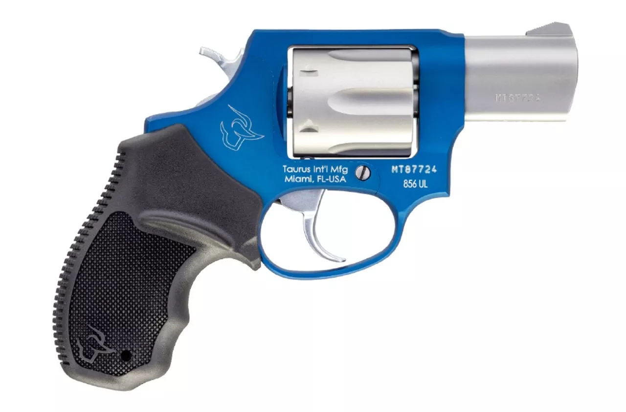 Taurus 856 UL 38 Special, 2″ Cobalt/Stainless Steel