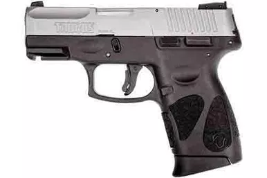 Taurus G2C 9mm Luger Pistol 3.2" Barrel 10+1 Round Stainless Steel Slide Black Frame