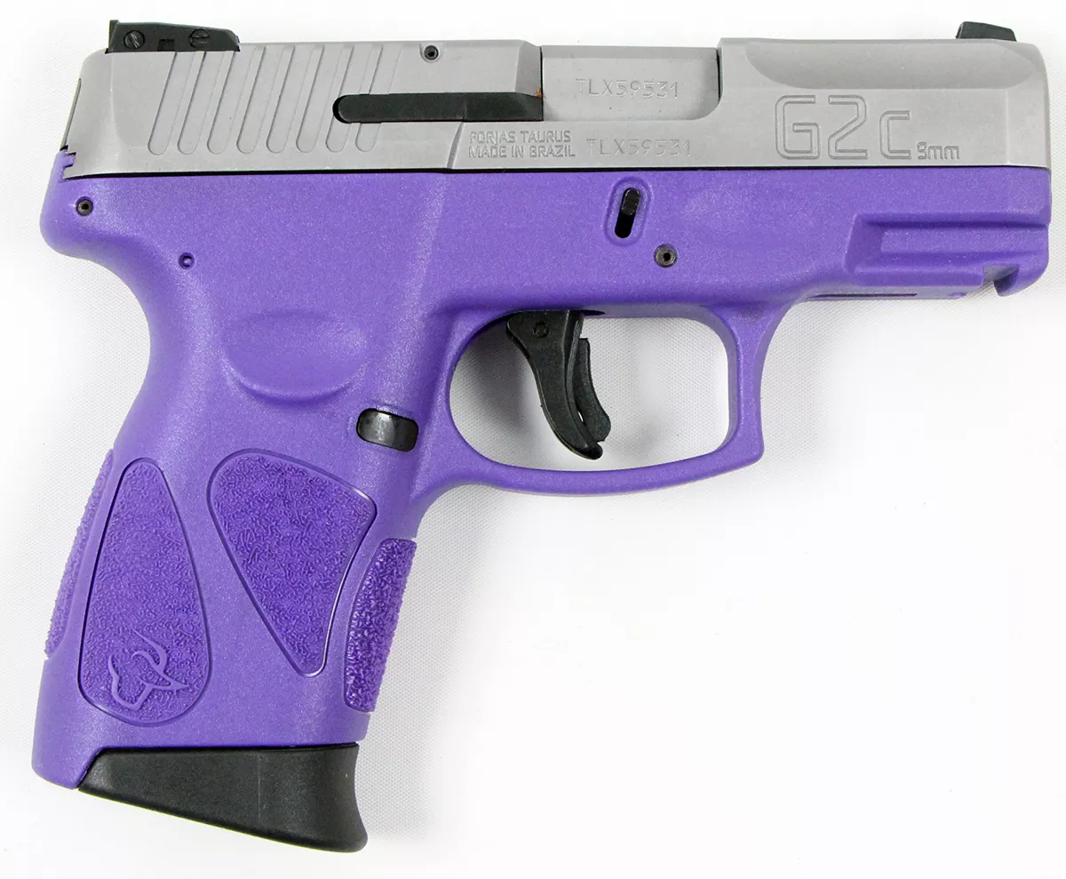 Taurus G2C 9mm Pistol Dark Purple and Stainless