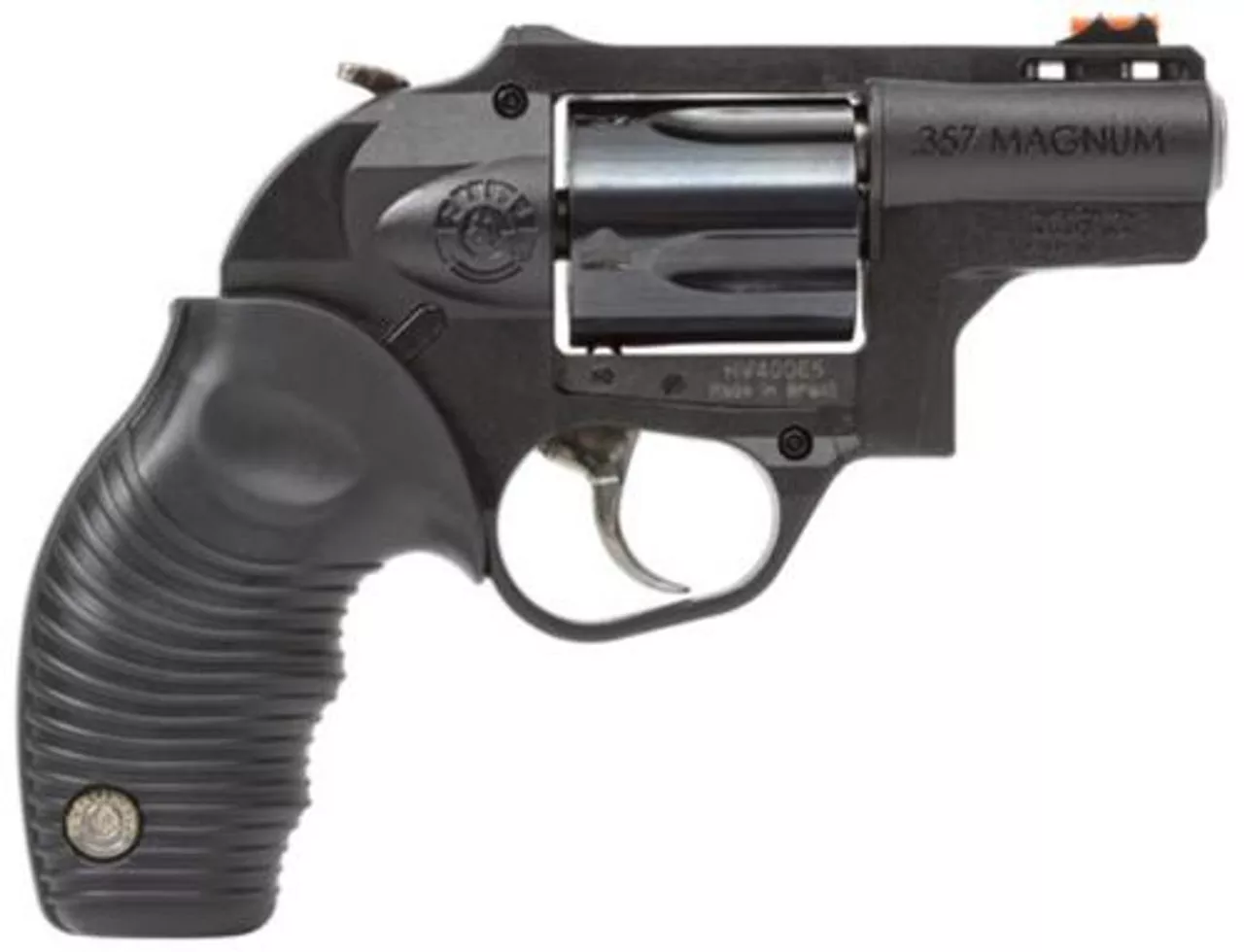 Taurus M605 .357 Mag, 2″, 5rd, Hard Rubber Grip, Poly Frame, Blued