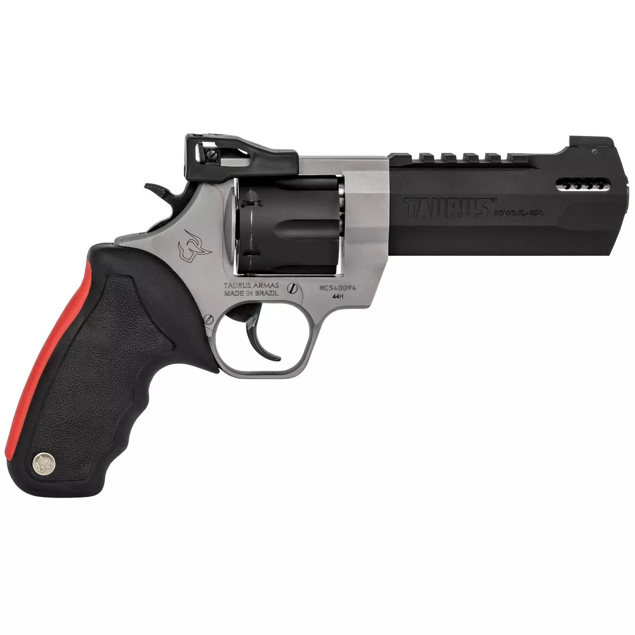 Taurus Raging Hunter, .44 Rem Mag, 5.125″ Barrel, 6rd, Black/Stainless