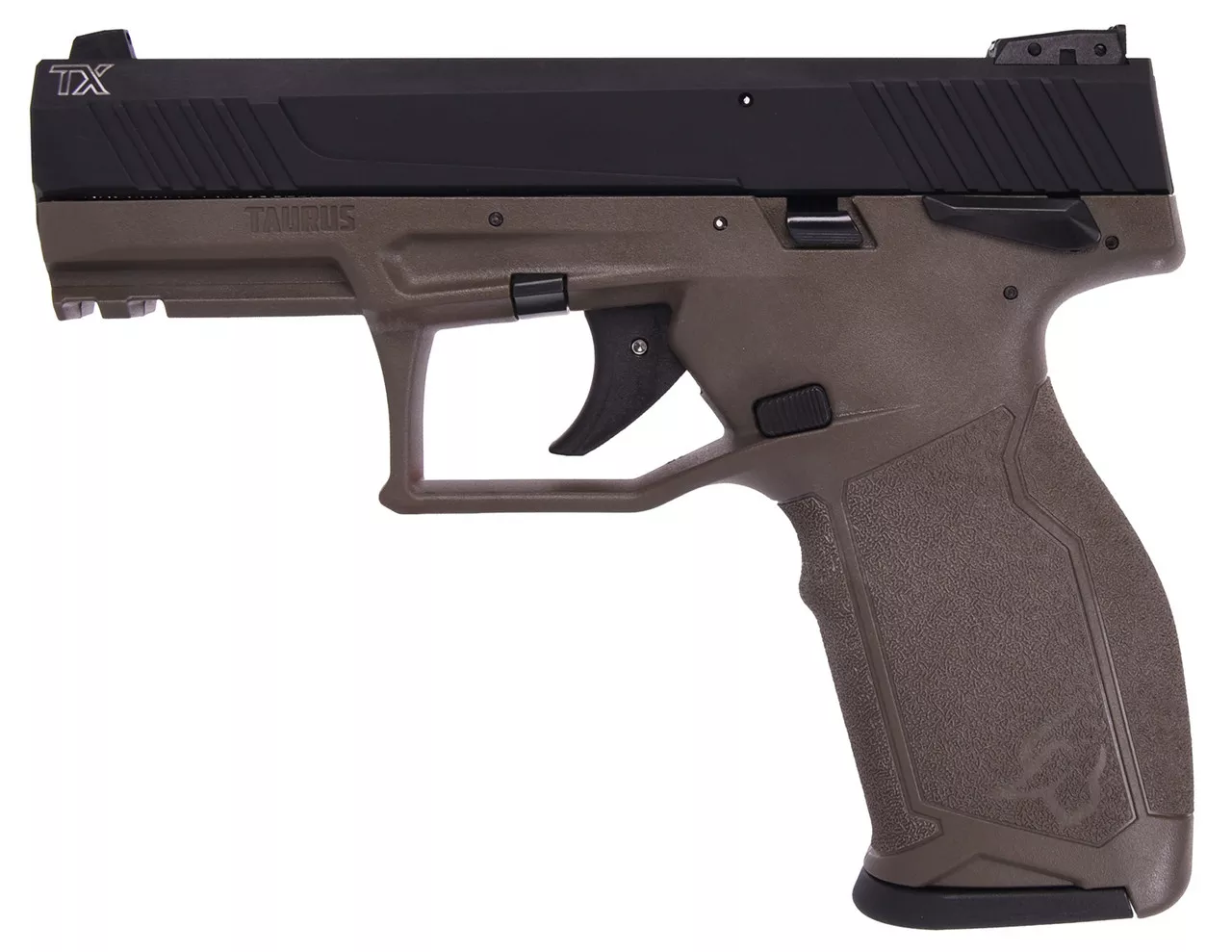Taurus TX22 .22 LR, 4″ Barrel, Manual Safety, ODG/Black, 16rd