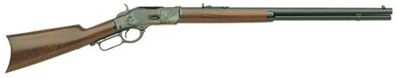 Taylor’s 1873 Lever .45LC 20″ Octagon, Walnut Straight Stock, CH Receiver Blued