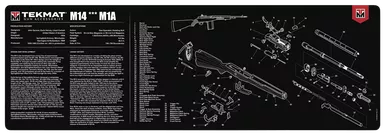 TekMat Long Gun M14 M1A Gun Cleaning Mat