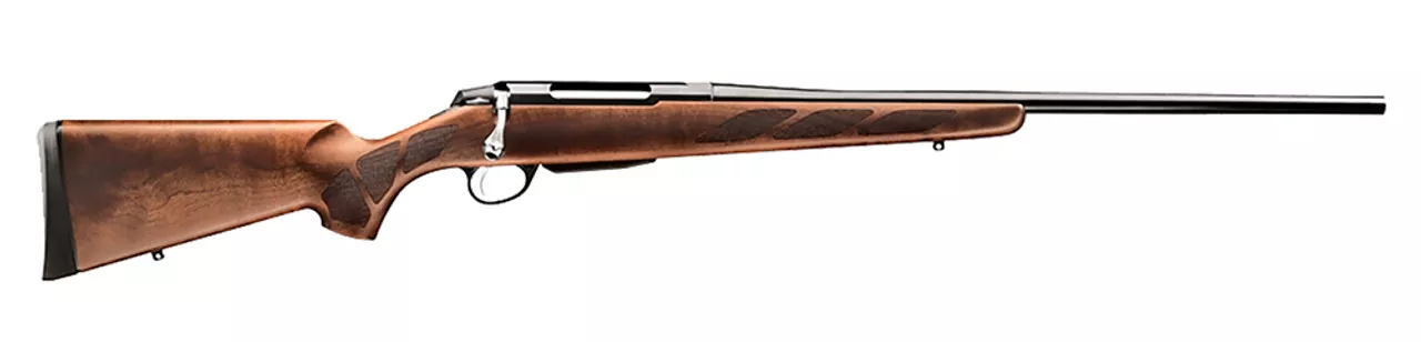 Tikka T3 Hunter 6.5x55mm Swedish 22 Barrel Blue Finish Walnut Checkered Stock