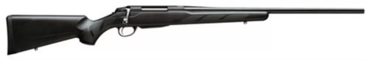 Tikka T3 Lite Cmpt Bolt 204 Ruger 20, Synthetic Black Stock Blued, 4 rd