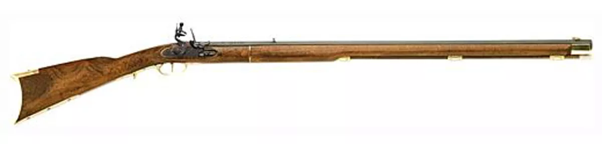 Traditions Kentucky Black Powder .50 Cal Rifle with 33.5″ Octagonal Barrel