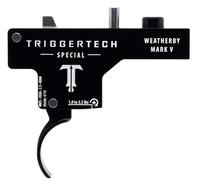 TriggerTech Special Single-Stage Curved Trigger Weatherby Mark V 1-3.5 lbs Black