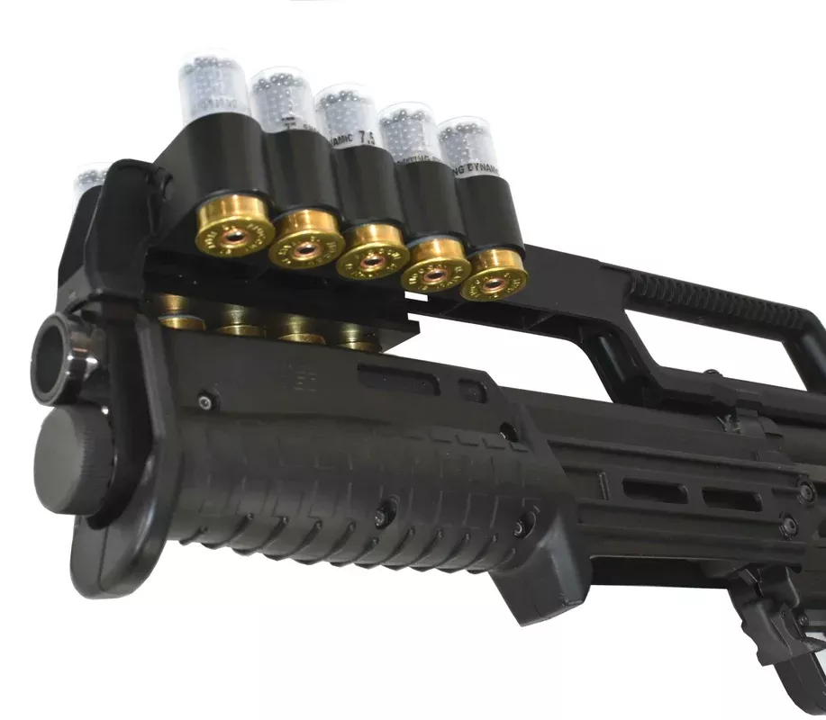 Trinity Aluminum Shell Holder Combo Compatible with Kel-Tec KS7 12 Gauge Pump – Picatinny Rail Mount, Dual 5-Round Carriers, Tactical Black