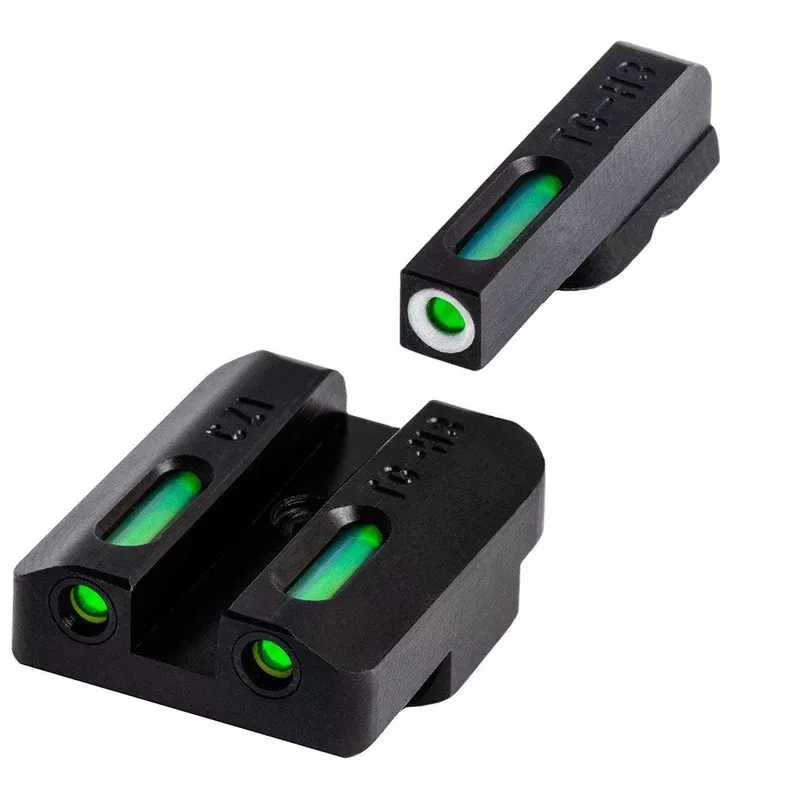 Truglo Brite-Site TFX Day/Night Sights CZ P10/10C Green Tritium w/White Outline Front Green Rear Black