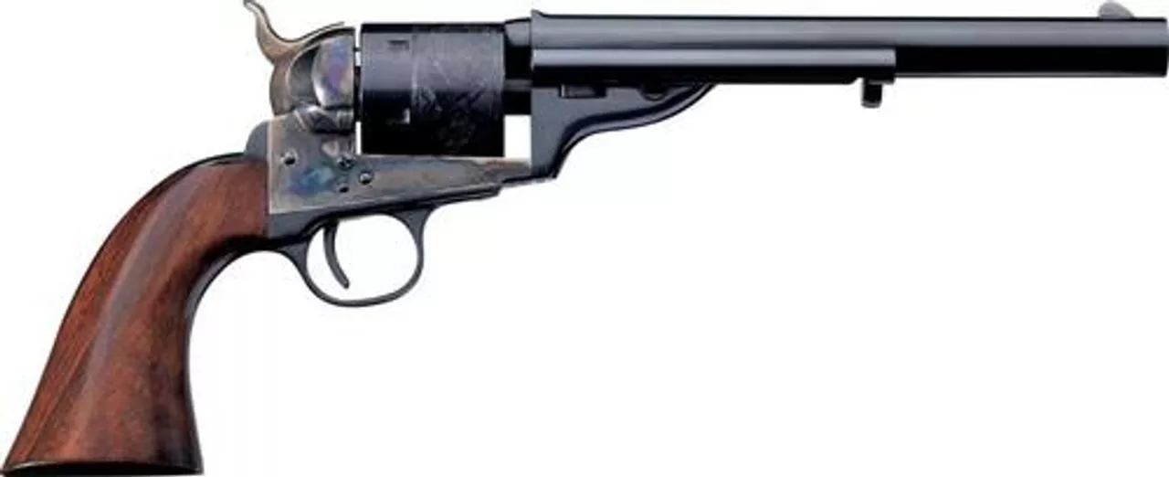 Uberti 1871 Open Top Early Model Navy, .38 Special, 7.5″, Walnut/Blued