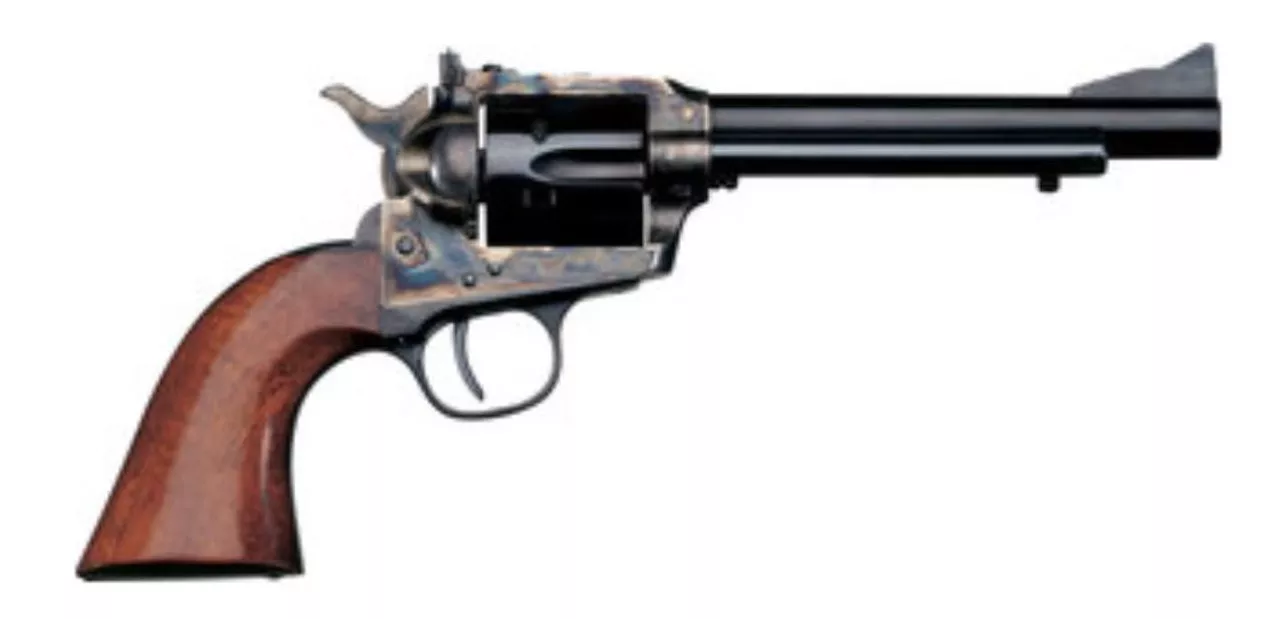 Uberti 1873 Cattleman New Model Stallion Target, 38 Special, 5.5″, Steel
