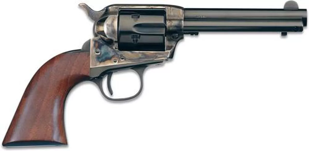 Uberti 1873 Cattleman NM Stallion Conversion, 22LR/.22 Mag, 4.75″, Brass