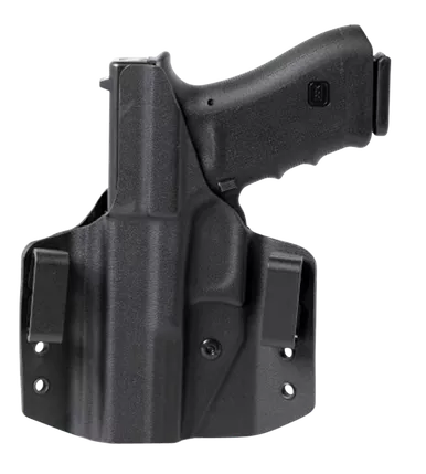 Uncle Mike's 54CCW00BGL CCW Holster OWB Black Boltaron Left Hand
