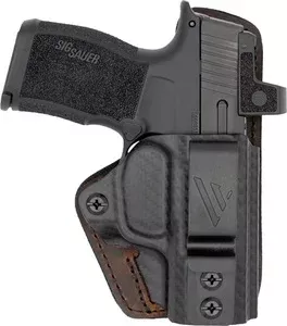 Versacarry CFC211G43 Comfort Flex Custom IWB Brown Polymer Belt Clip Fits Glock 43 Right Hand