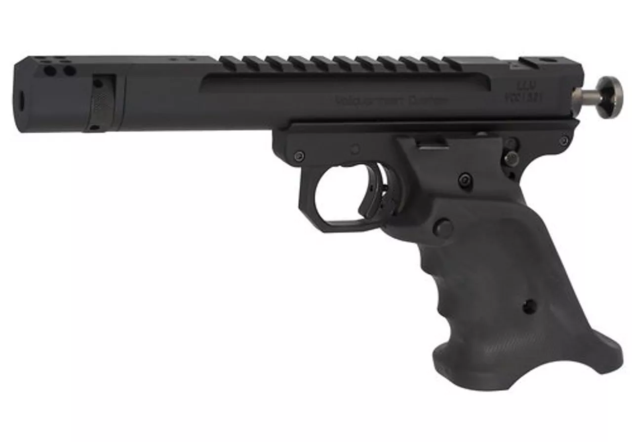 Volquartsen Scorpion Open Model .22 LR, 4.5″ Barrel, Target 22 Style Frame, Compensator, Volthane Grips, Black