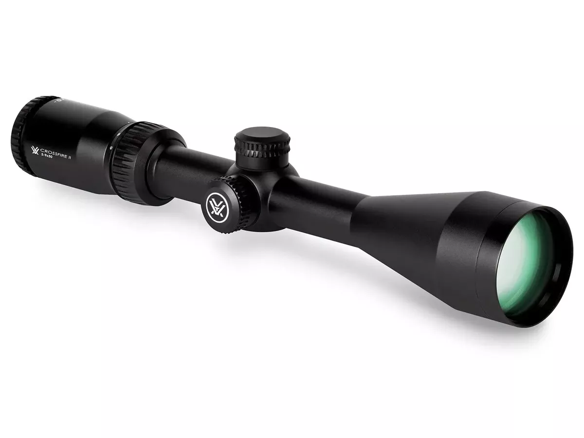 Vortex Crossfire II 3-9×50 SFP Riflescope, Dead-Hold BDC MOA, 1/4 MOA, 1″