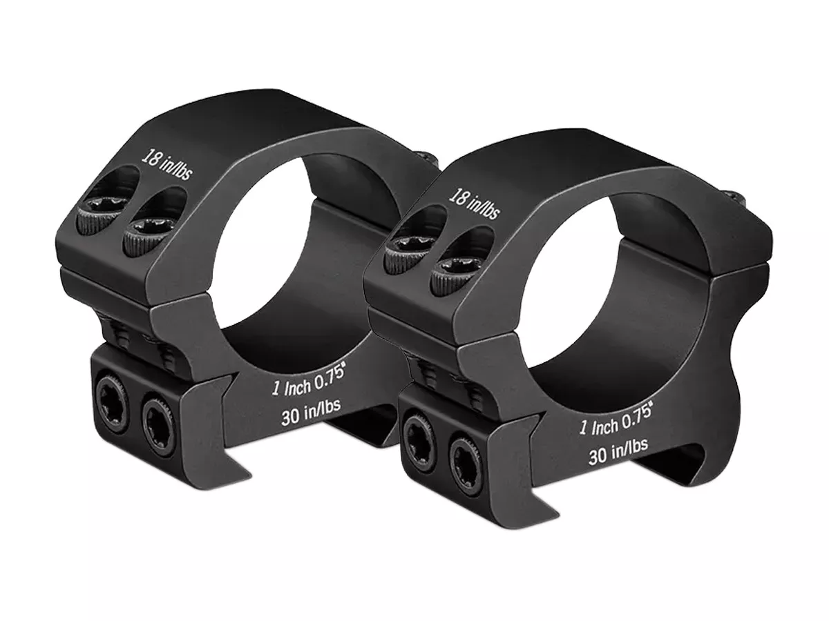 Vortex Pro Series 1″ Rings, Low, Weaver/Picatinny