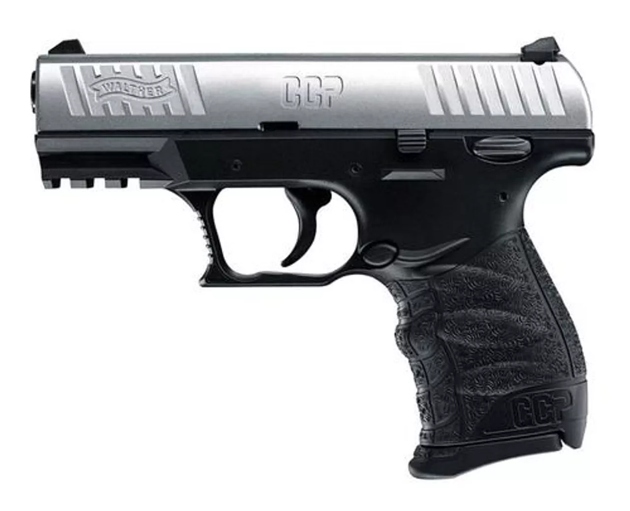 Walther CCP 9MM 3.54 Stainless, 8 Round, 2 Mags