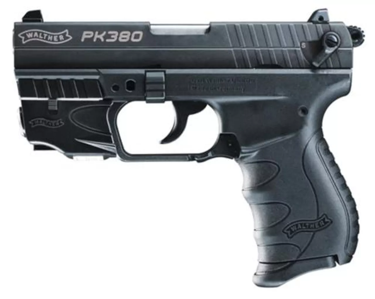 Walther PK380 .380 ACP, Laser 3.7″ Barrel 8 Round, 1 Mag