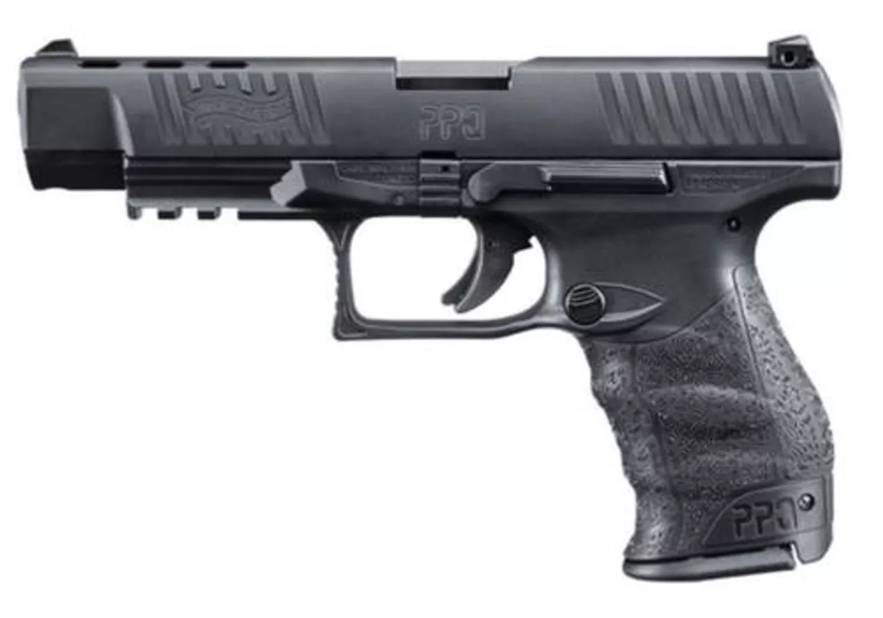 Walther PPQ M2 9mm Used, 5″ Barrel, Black, 2x10rd Mags