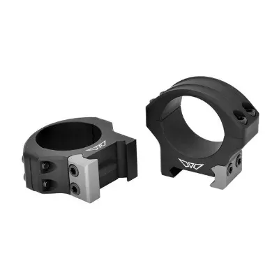 Warne HyperLite 30mm Matte Rings – Low (22mm)