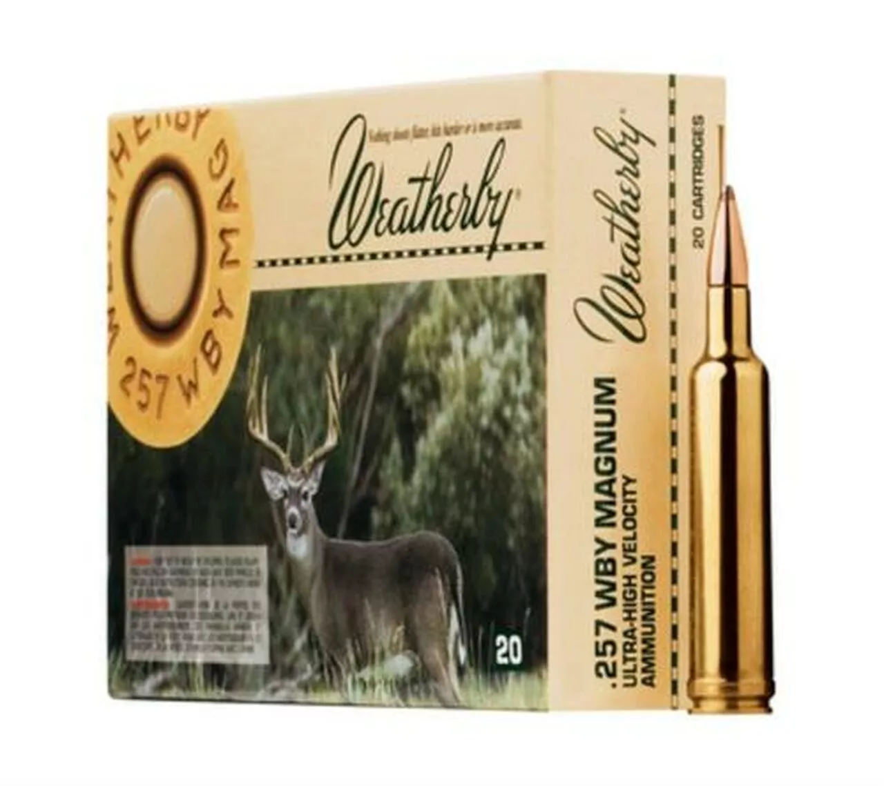 Weatherby .257 Weatherby Mag 115gr, Nosler Ballistic Tip, 20rd Box