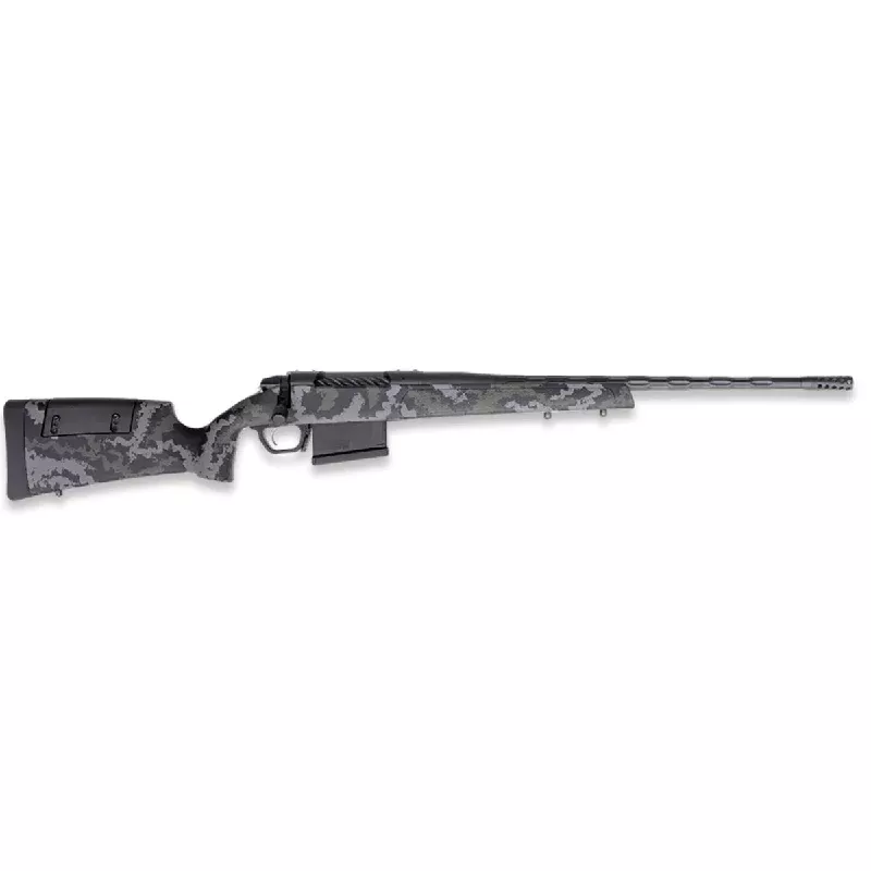 Weatherby 307 Range XP 2.0 Rifle, 24″ Graphite Black Cerakote Fluted Threaded Barrel, Graphite Black Cerakote Drilled & Tapped Steel Receiver Adj Cheek Piece & LOP OD Green Synthetic Stock 5+1rd 6.5 PRC – 3WRX265PPR4B