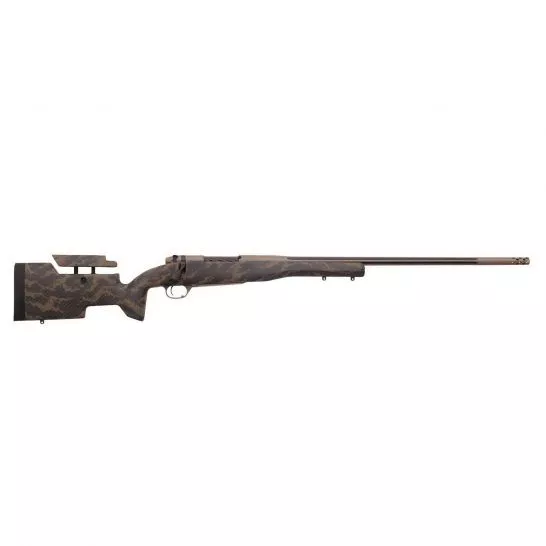 Weatherby Mark V Accumark Elite 6.5 Weatherby RPM Bolt Action RH Rifle, Brown Sponge Pattern Accent – MAE01N65RWR6B