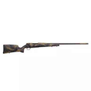 Weatherby Mark V Apex Rifle 6.5 Wby Rpm 24" Barrel Tan and Brown