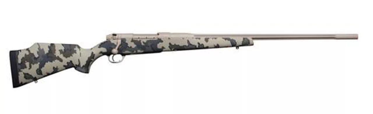 Weatherby Mark V Arroyo, 6.5 Cr, 24″ Fluted, KUIU Vias Compostie Stock