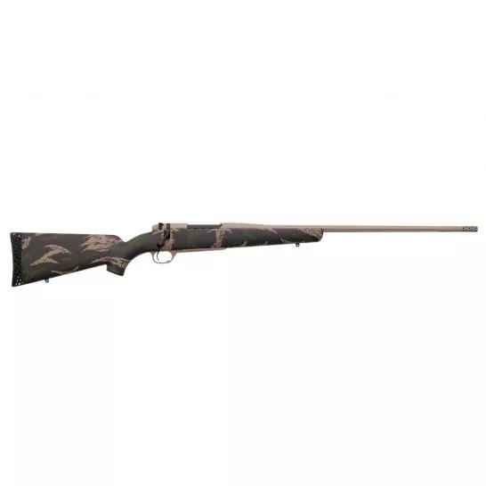 Weatherby Mark V Backcountry .300 Weatherby Mag Bolt Action LH Rifle, Green and Tan Sponge Pattern Accent – MBC01N300WL8B