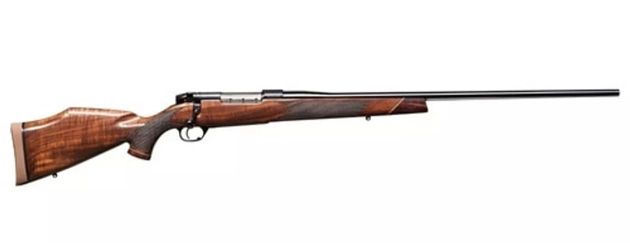 Weatherby Mark V Deluxe, .257 Wby Mag, 26″, Blued, Polished Walnut Stock