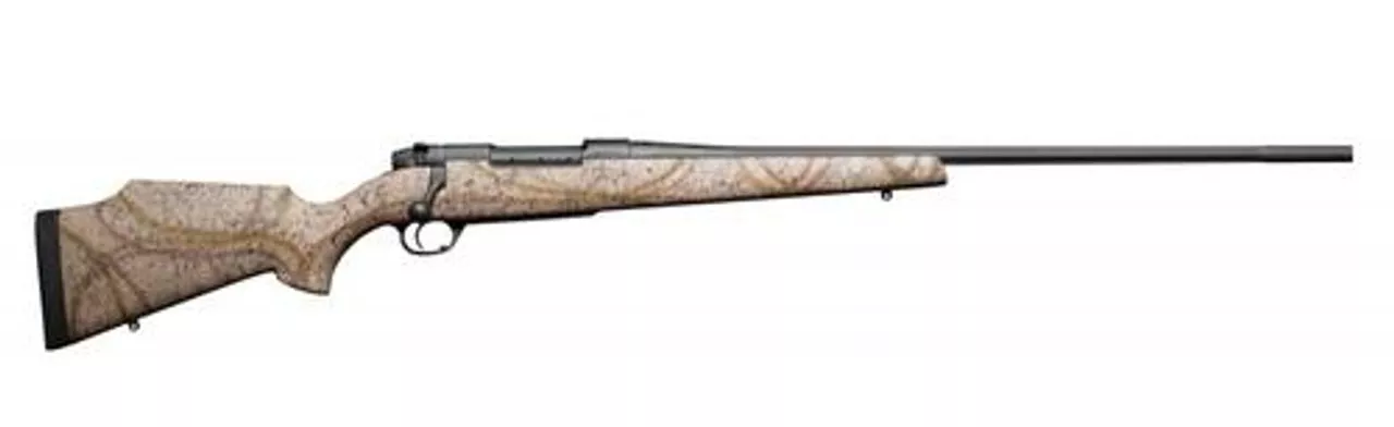 Weatherby Mark V Outfitter RC, 7mm Wby Mag, 26″ Fluted, Armor Black Cerakote, Tan Composite Stock