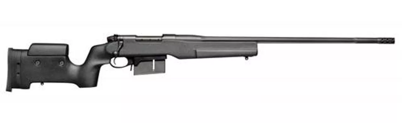 Weatherby Mark V Tacmark, .338-378 Wby Mag, 28″ Fluted, Blued, Tactical Stock